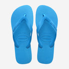 Chanclas Havaianas Top Turquoise unisex color turquesa de goma para verano