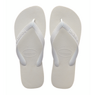 Chanclas Havaianas Top White unisex color blanco de goma para verano
