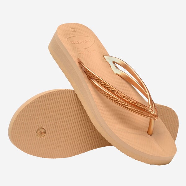 Chanclas Havaianas Wedges Golden SS23