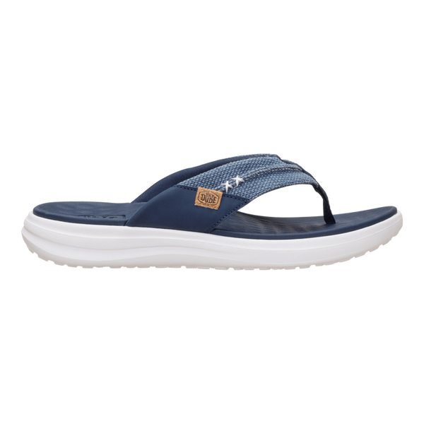 Chanclas Hey Dude Finn Flip Braided Navy