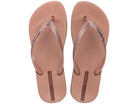 Chanclas Ipanema Lolita Brown Glitter mujer cómodas y elegantes con brillo para verano y playa