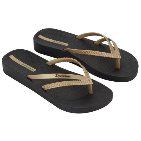 Chanclas Ipanema Bossa Soft V Dark Green Gold