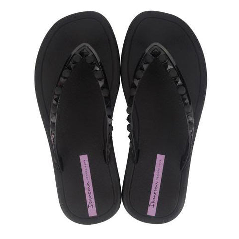 Sandalias Ipanema Meu Sol Slide Fem Black/Lilac