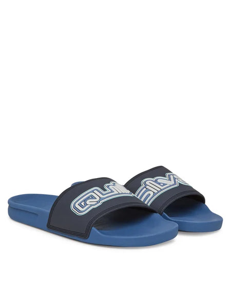 Chanclas de Pala Quiksilver Rivi Wordmark Slide Black/Navy