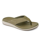 Chanclas REEF Cushion Norte Olive Vintage para hombre con plantilla Cushion cómoda color verde oliva estilo surf verano