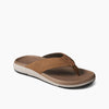 Chanclas REEF Cushion Norte Tan para hombre color marrón con suela cómoda estilo surf verano