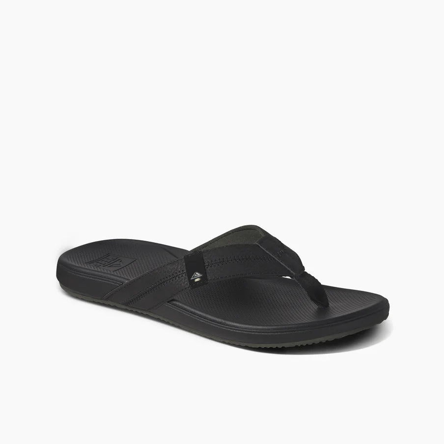 Chanclas REEF Cushion Phantom 2.0 Black para hombre con plantilla Cushion cómoda color negro estilo surf verano