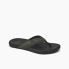 Chanclas REEF Cushion Phantom 2.0 Olive Gum para hombre color verde oliva con suela negra estilo surf verano