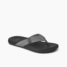 Chanclas REEF Cushion Shaded Grey para hombre con tira gris y plantilla Cushion cómoda estilo surf verano