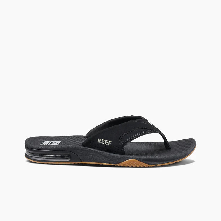 Chanclas Reef Fanning Black/Silver