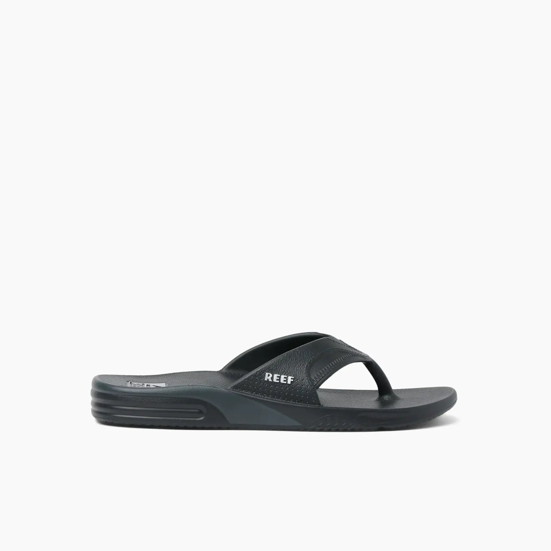 Chanclas Reef Fanning H2O Black Silver negras para hombre estilo surf premium