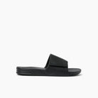 Chanclas REEF Fanning Slide H2O Black negras tipo pala para hombre resistentes al agua