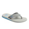 Chanclas REEF The Layback Grey Blue para hombre con tira ancha gris y detalles azul claro estilo surf verano