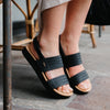Sandalias Reef Water Vista Black Tan