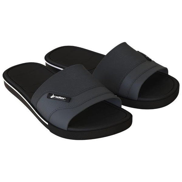 Chanclas Rider Spin Slide Black/Grey