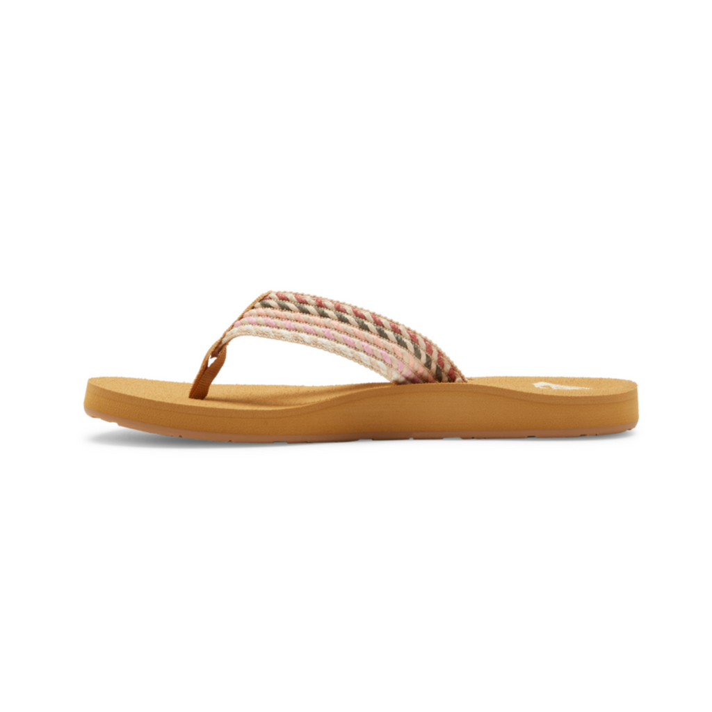 Chanclas Roxy Porto Rope Natural Crazy Pink