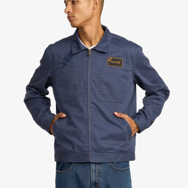 Chaqueta Rvca KSL Garage Moody Blue