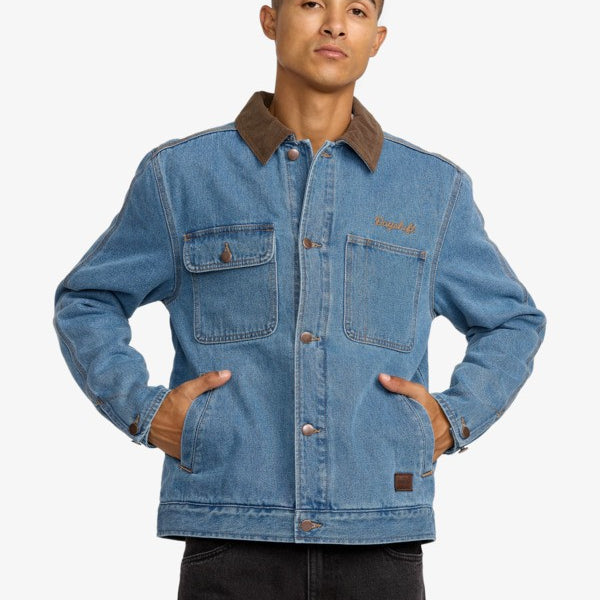 Chaqueta Rvca Post Dayshift Blue Denim
