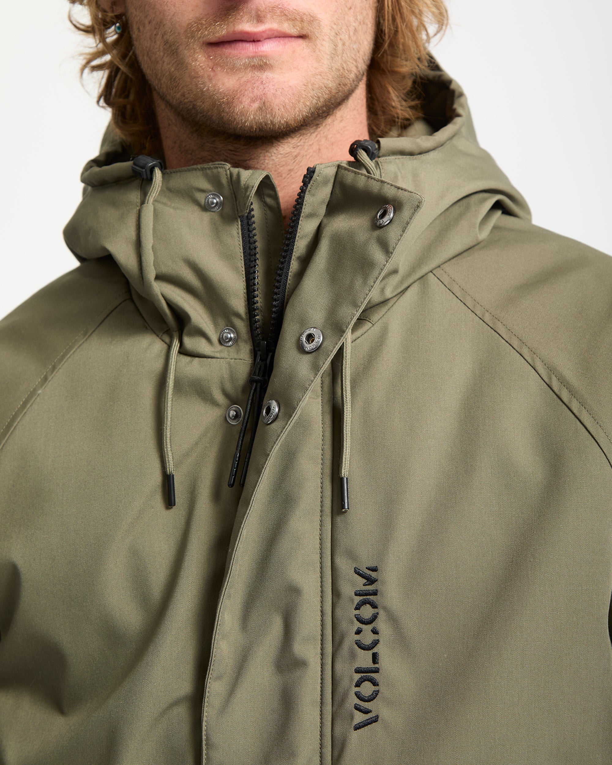 Chaqueta Volcom Stoke Stone II 10K Wintermoss para hombre - vista oficial 6