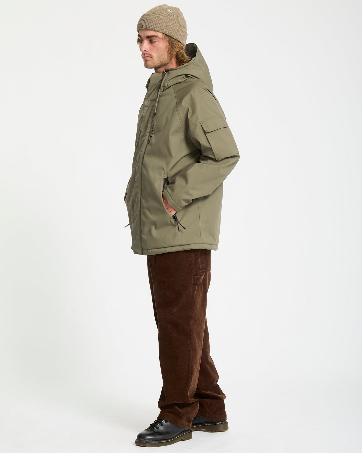 Chaqueta Volcom Stoke Stone II 10K Wintermoss para hombre - vista oficial 16