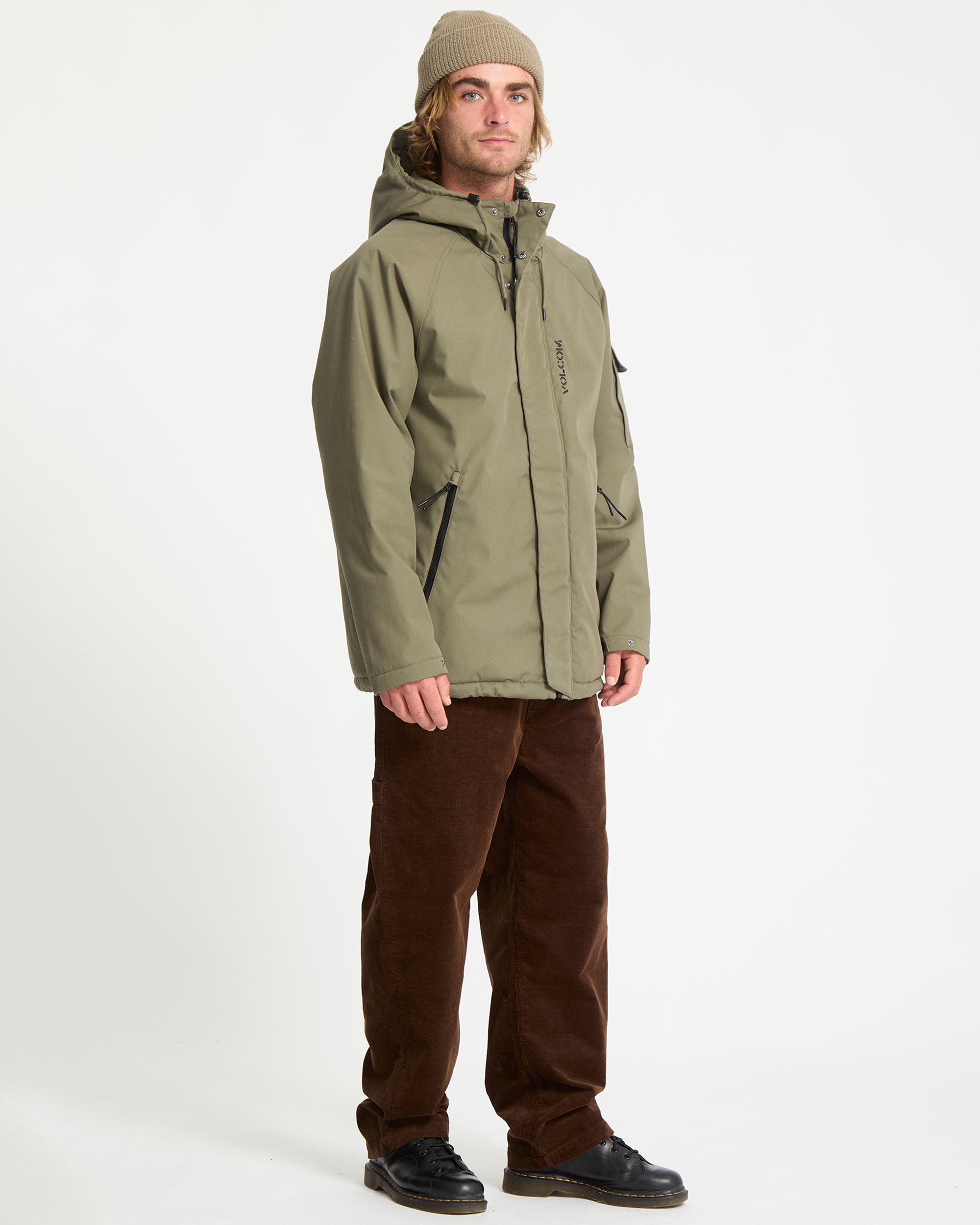 Chaqueta Volcom Stoke Stone II 10K Wintermoss para hombre - vista oficial 20