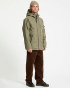Chaqueta Volcom Stoke Stone II 10K Wintermoss para hombre - vista oficial 20