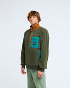 Forro Polar Billabong Boundary Shore Caramel Cafe - lateral