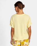 Camiseta Rvca Retro Floral Mellow Yellow