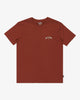 Camiseta Billabong Arch Wave Kids Brick