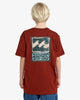 Camiseta Billabong Stamp Kids Brick