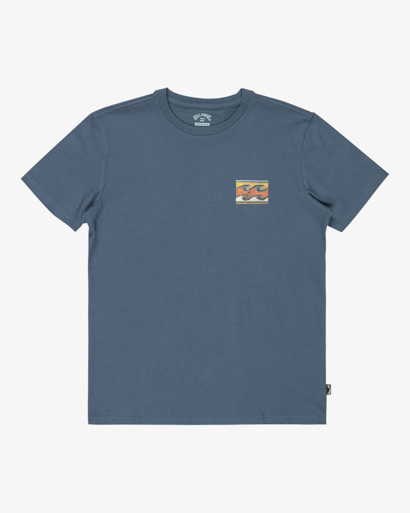 Camiseta Billabong Crayon Wave Kids Slate