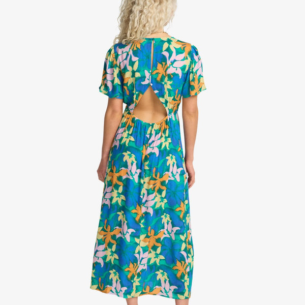 Vestido Billabong Jet Set Agua Flores