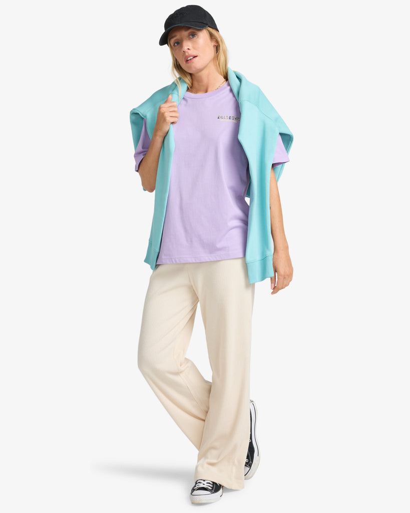 Camiseta Billabong Mixing Vibes Light Purple