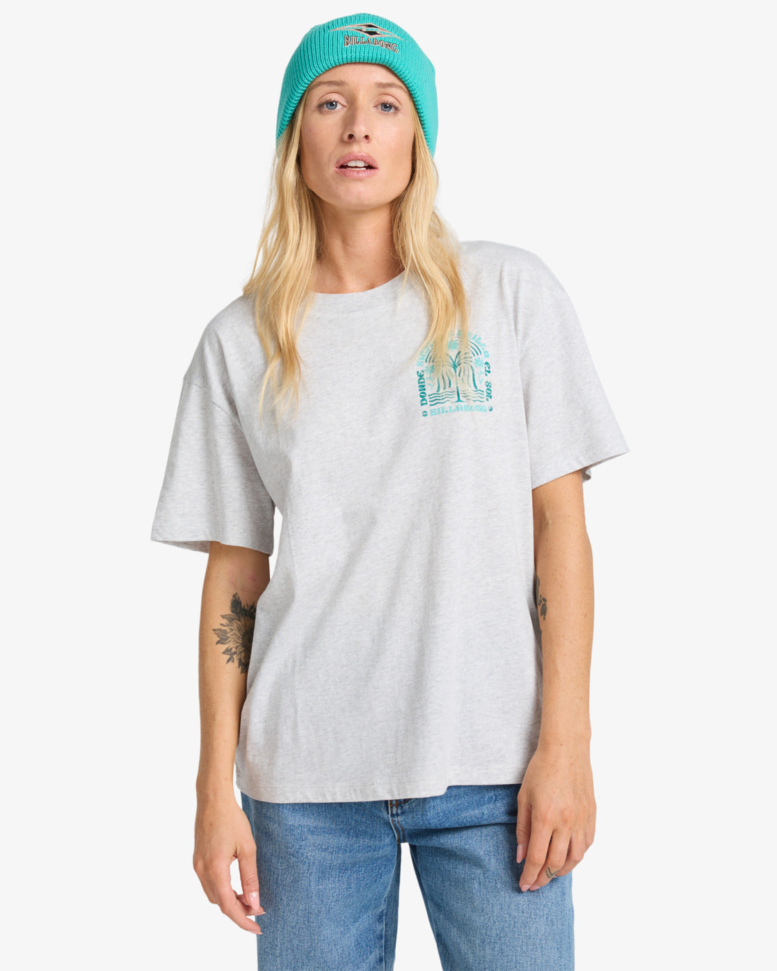 Camiseta Billabong Always Looking Light Grey Heather