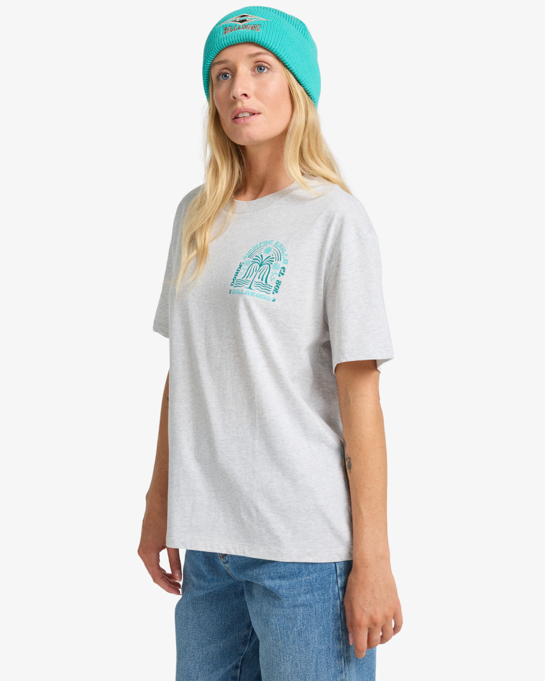 Camiseta Billabong Always Looking Light Grey Heather