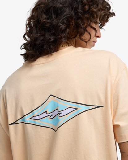 Camiseta Billabong Heritage Baker - Melocotón (Soft Peach) - imagen oficial de producto, vista dtl2