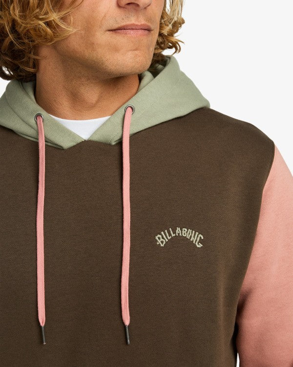 Sudadera Billabong Arch Block Dark Cedar