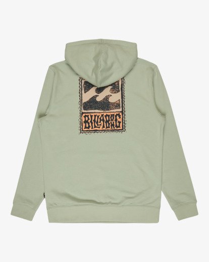 Sudadera Billabong Stamp - Verde (Vintage Green) - imagen oficial de producto, vista bck1