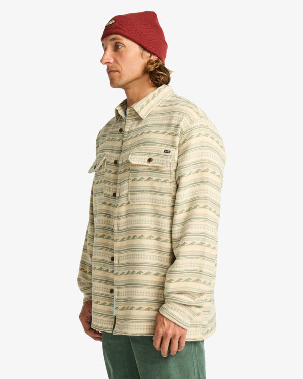 Camisa Billabong Offshore Jacquard Flannel Hunter