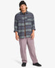 Camisa Billabong Offshore Jacquard Flannel Ombre Blue