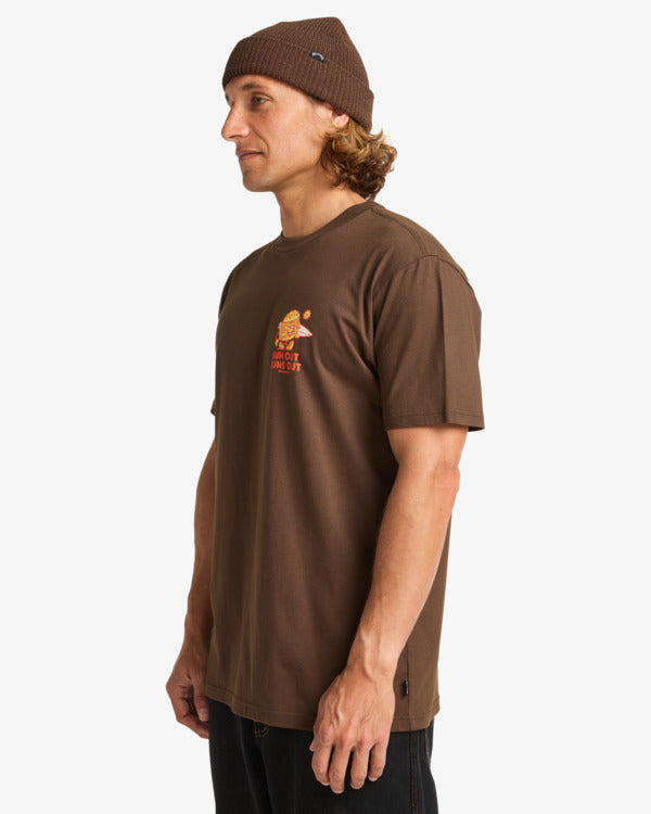 Camiseta Billabong Gimmicks Dark Cedar