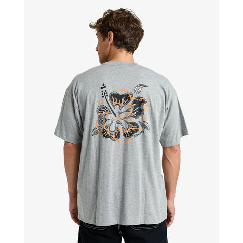 Camiseta Rip Curl Surf Revival Station Bone