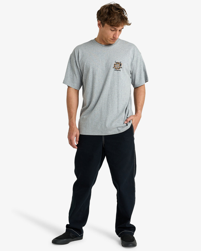Camiseta Billabong Mogul Paradise Grey Heather