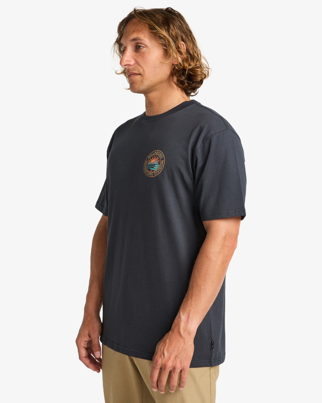 Camiseta Billabong Rockies Dark Black Vintage