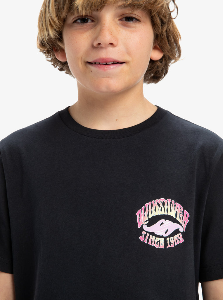 Camiseta Quiksilver EV Times Up Kids Black