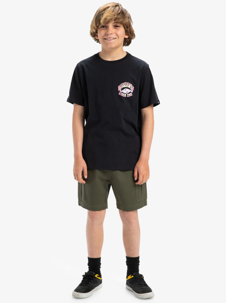 Camiseta Quiksilver EV Times Up Kids Black