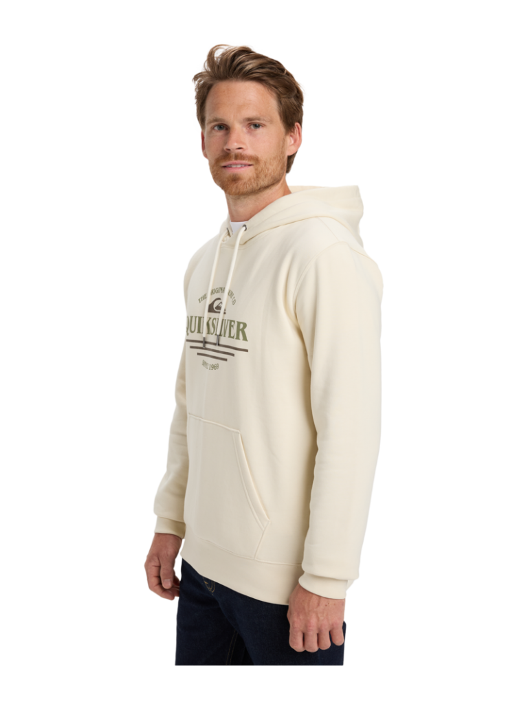 Sudadera Quiksilver Screen Fleece Classic Surf Bone White