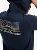 Sudadera Quiksilver Light Waves Navy