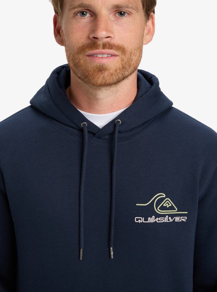 Sudadera Quiksilver Light Waves Navy