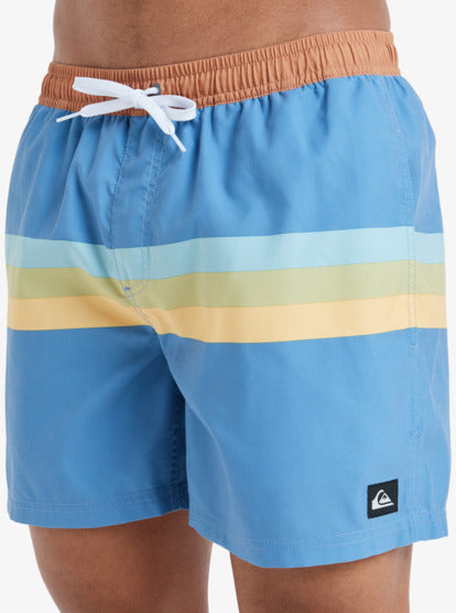 Bañador Quiksilver Everyday Staright 15 Coronet Blue Retro Stripe